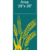 October Wheat Blowing In Wind Street Banner 14124
