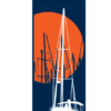 Sailing In Harbor Sun Street Banner 14201