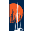 Sailing In Harbor Sun Street Banner 14201