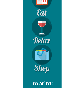Eat Relax Shop Street Banner