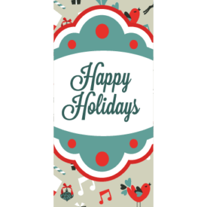 Happy Holly Song Street Banner 14940