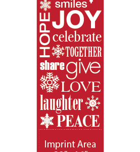 Red Holiday Collage Street Banner 16118