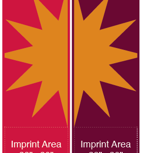 Double Starburst Street Banner Set 16122