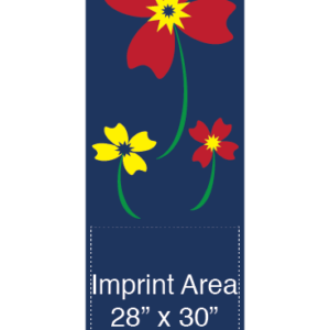 Floral Pinwheel Trio Street Banner