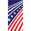 Swooping Stars And Stripes Blue Street Banner 16932