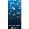 Snowflake & Stars Serene Street Banner 16940