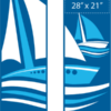 Sailing Away Street Banner Set 17203