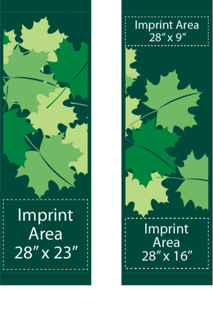 Green Foliage Street Banner Set
