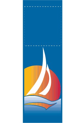 Sunset Sailing Day Street Banner 20381