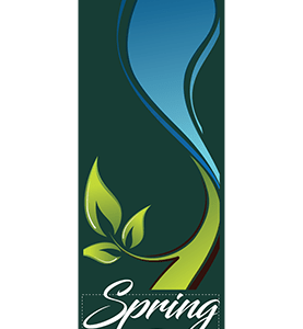 Spring Awakens Street Banner