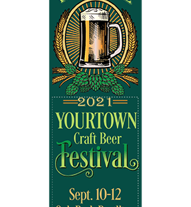 Yourtown Craft Beer Street Banner 21819