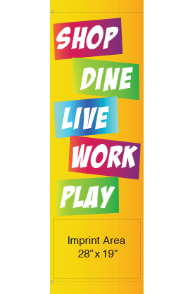 Shop Dine Live Street Banner