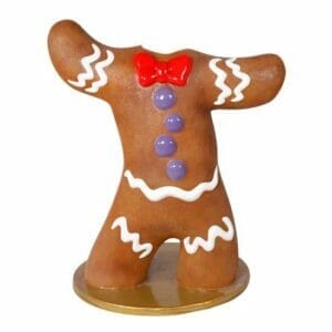 Creative Displays 5' Gingerbread Photo Op Fiberglass Holiday Display