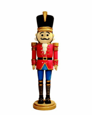 9' Nutcracker Fiberglass Holiday Display