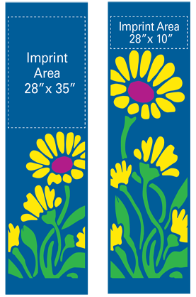 Creative Displays Double Daisy Fun Street Banner Set
