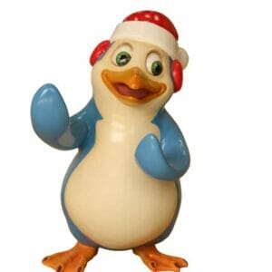 3' Bob the Penguin Building Fiberglass Holiday Display