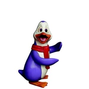 3' Phil the Penguin Building Fiberglass Display