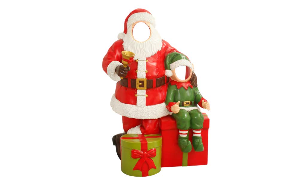 6 Santa With Elf Photo Op Creative Displays Santa With Elf Photo Op