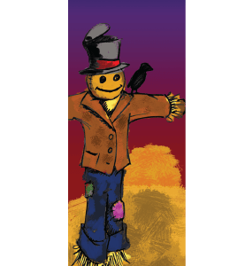 Creative Displays Silly Harvest Scarecrow Street Banner 09939