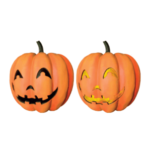 3' Pumpkin Lantern Halloween Fiberglass Display