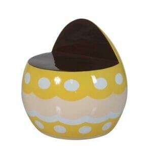 2 Foot Yellow Easter Egg Chair Fiberglass Display