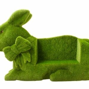 6 Foot Grass Bunny Sofa Fiberglass Display