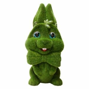 7 Foot Grass Easter Bunny Fiberglass Display