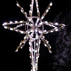 3' 3D Nativity Star LED Commercial Tree Topper