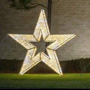 10' Shimmering Star Dimensional Display
