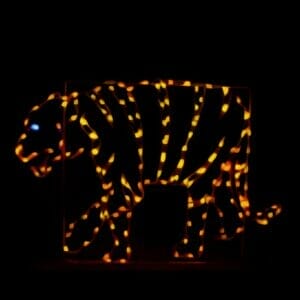 5' Tiger Holiday Light Display