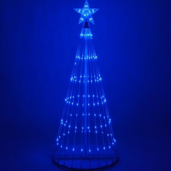 LED Blue Light Show Tree