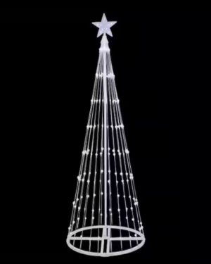 Cool White Light Show Tree