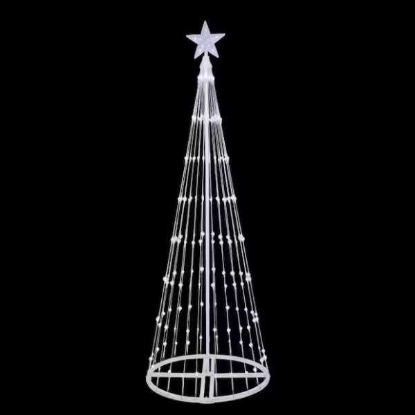 Cool White Light Show Tree