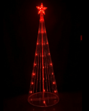 LED Red Light Show Tree