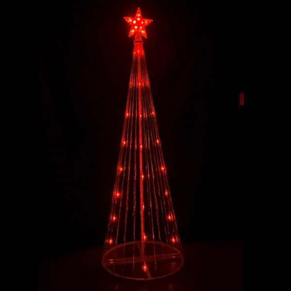 Red led online christmas tree lights