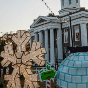 10' Shimmering Snowflake Dimensional Display