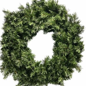 48" Non-Lit Taiga® Evergreen Wreath
