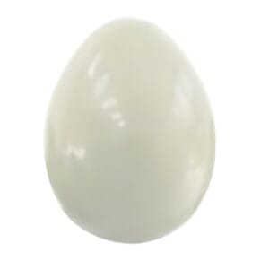 1' White Easter Egg Fiberglass Display