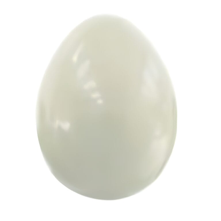 1' White Easter Egg Fiberglass Display - Creative Displays