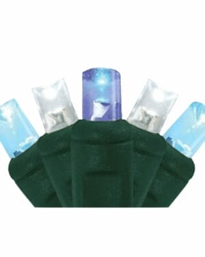 Pro-Grade® 5mm 50 Light LED Pure White/Aquamarine/Blue Mini Light Strings