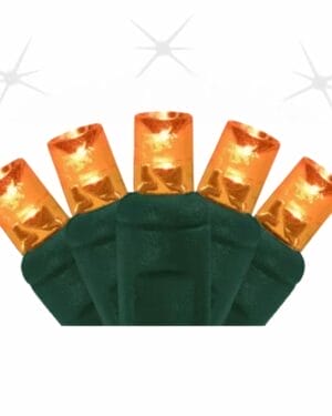 Pro-Grade® 5mm 50 Light LED Orange Strobe Light Strings