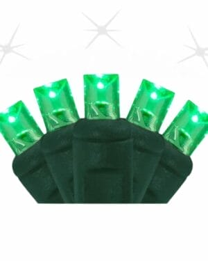 Pro-Grade® 5mm 50 Light LED Green Mini Light Strings
