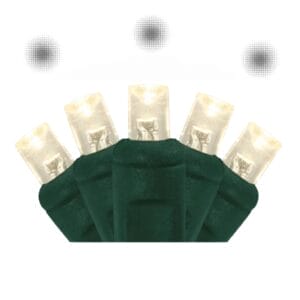 5MM 50 LIGHT LED WARM WHITE SLOW FADE MINI LIGHT STRINGS