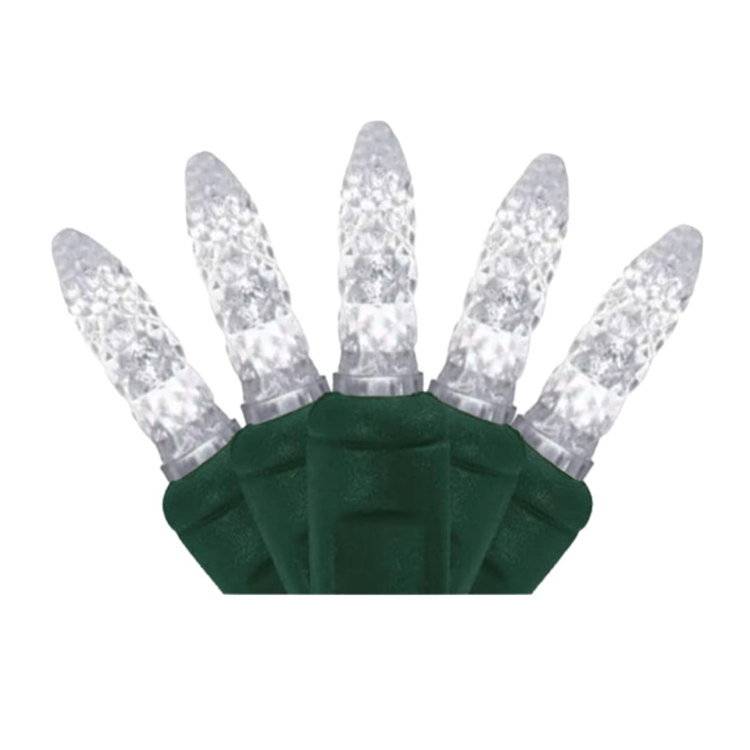 M5 50 Light LED Pure White Christmas Lights