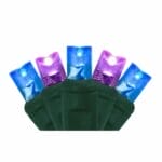 Pro-Grade® 5mm 50 Light LED Purple/Aquamarine/Blue Mini Light Strings