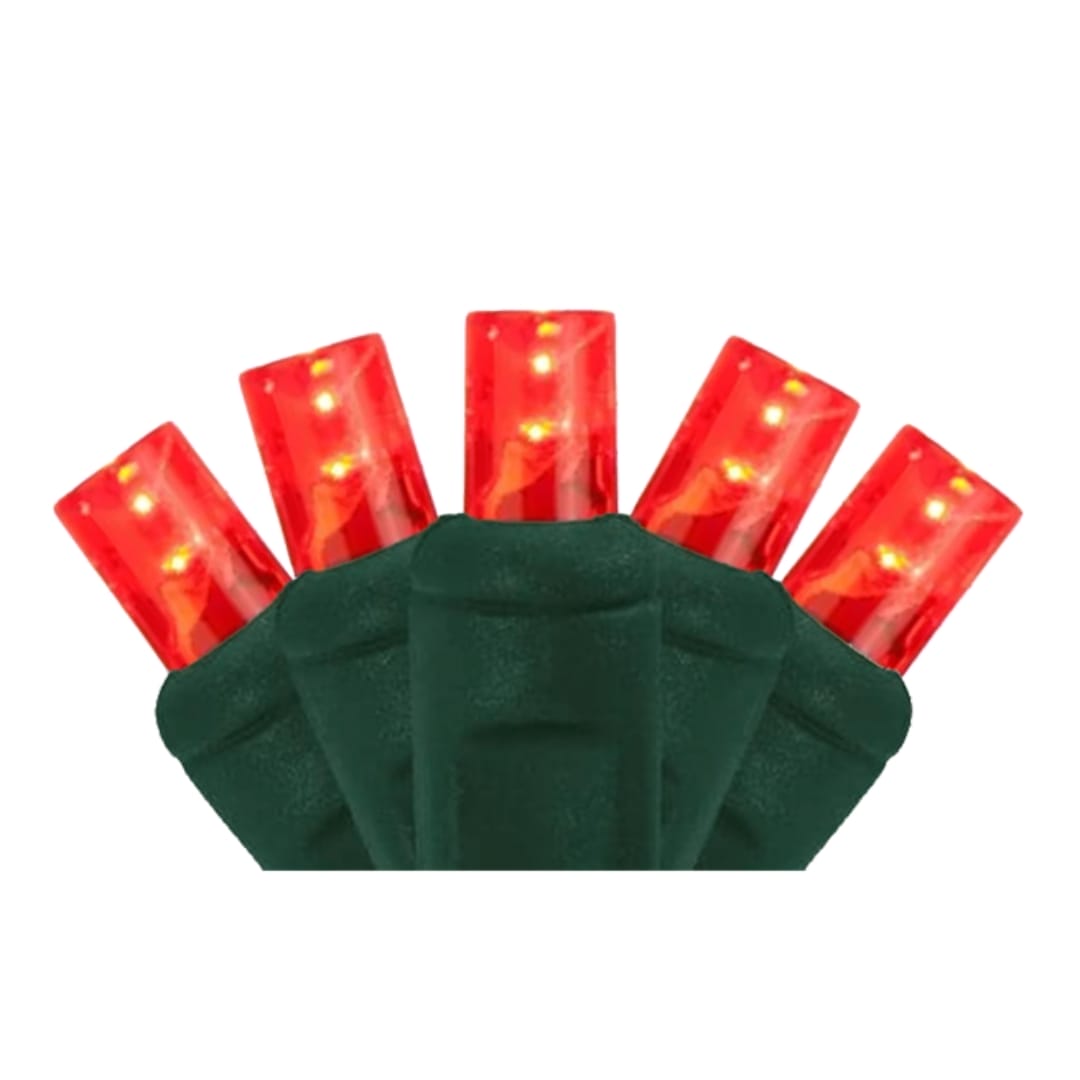 5MM 50 LIGHT LED RED MINI LIGHT STRINGS