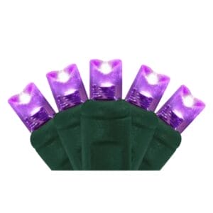 Pro-Grade® 5mm 50 Light LED Purple Mini Light Strings