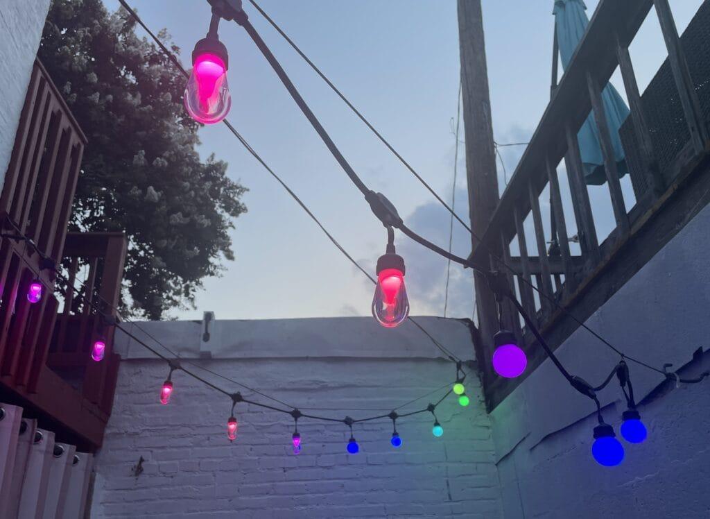 RGBW commercial christmas lights