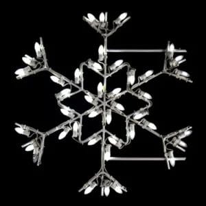 Christmas Light Pole Decoration