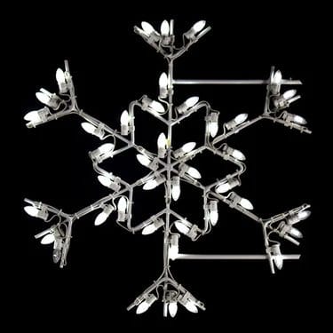 Christmas Light Pole Decoration